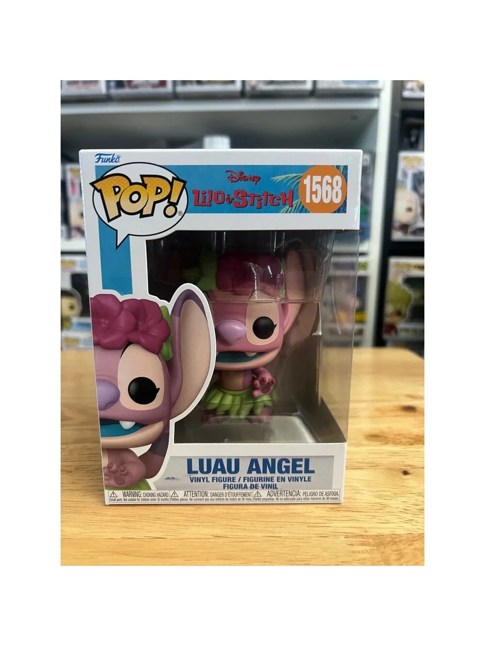 Luau Angel Funko Pop #1568 Lilo & Stitch Disney Animation TV Show Experiment 624